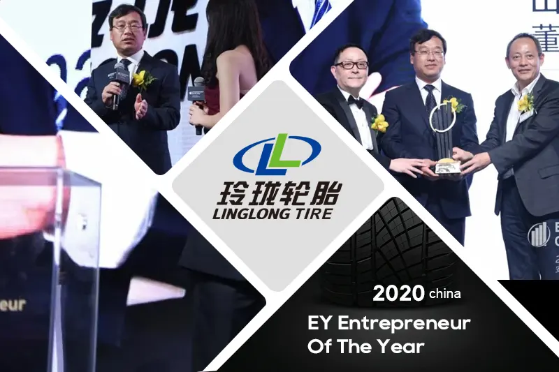 Ernst & Young razglasi Wang Fenga iz podjetja Shandong Linglong Tire Co., Ltd. za dobitnika nagrade Podjetnik leta® 2020 na Kitajskem